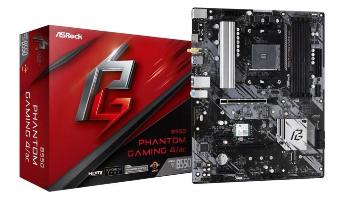 ASRock Phantom Gaming 4/AC Cheap, good B550 motherboard B550 Phantom Gaming 4ac