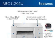 Printer Brother MFC-J1205W for inexpensive printing Brother MFC-J1205W