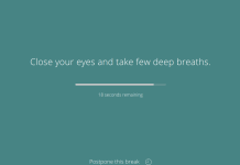 Health friendly app – Stretchly app that reminds you to take breaks when working on your PC Stretchly app