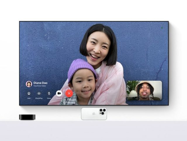 FaceTime on Apple TV