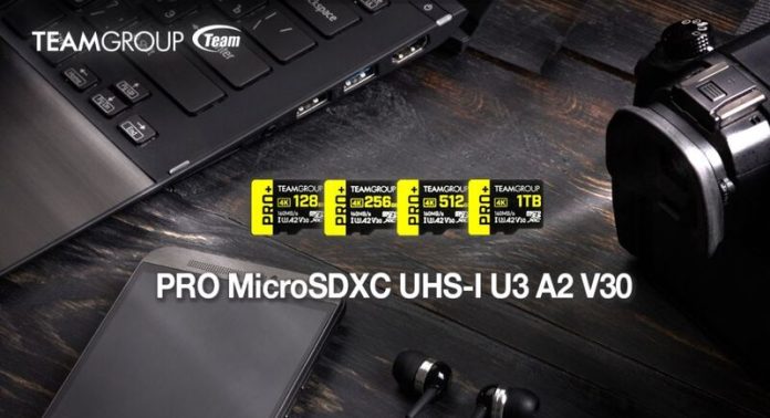 TEAMGROUP PRO+ MicroSDXC UHS-I U3 A2 V30 Memory Card TEAMGROUP PRO+ MicroSDXC UHS-I U3 A2 V30