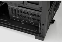 Corsair RM1200x SHIFT PSU – convenient side cable management Corsair RM1200X Shift