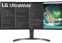 LG 35WN65C-B Curved UltraWide QHD monitor lg-35wn65c-b-ultrawide-monitor