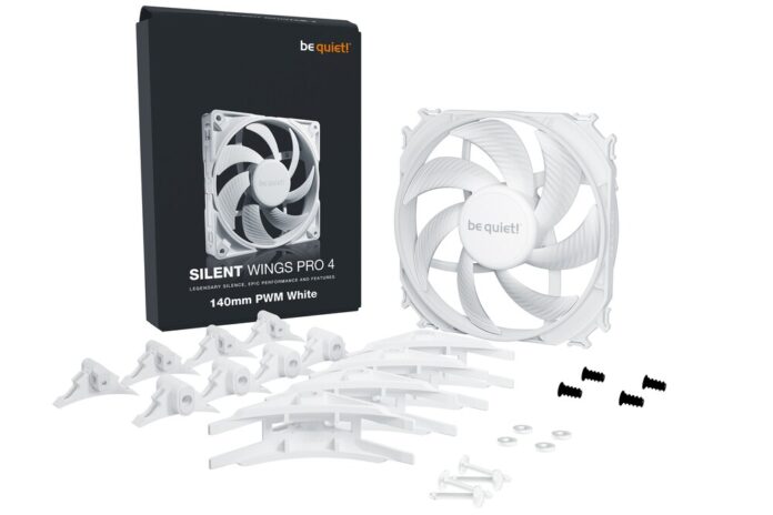 Silent Wings 4 White Series: Superior Airflow and Static Pressure Silent Wings Pro 4 White