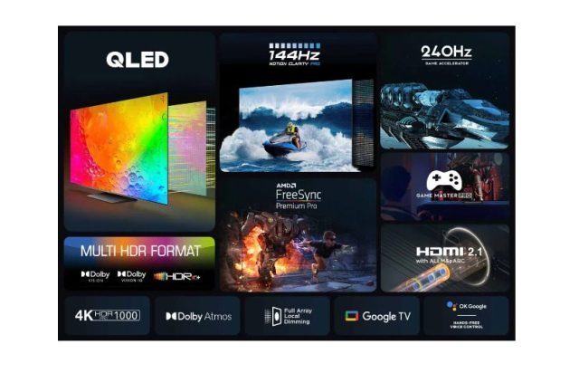 TCL 55C745K Technical Specifications