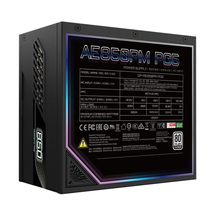 GIGABYTE AORUS ELITE P850W GP-AE850PM PG5 PSU Review the GIGABYTE AORUS ELITE P850W