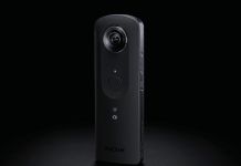 Ricoh Theta S VR 360-degree camera-Wi-Fi and 8GB of storage built in ricohthetas