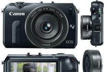 Canon EOS M5 Camera with APS-C Type CMOS sensor-good choice canonm