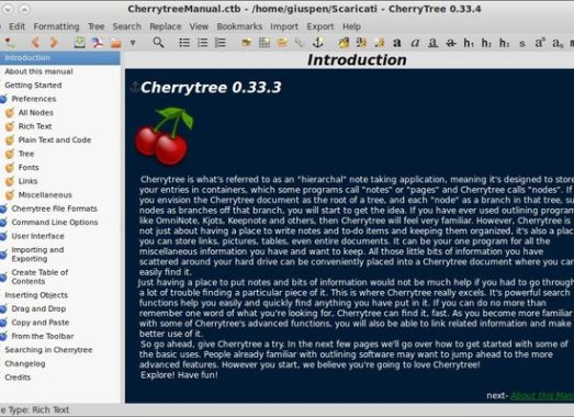 Cherrytree for Windows