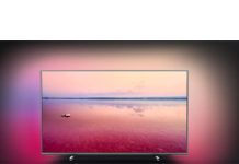 SAPHI smart system, 3-sided Ambilight in Philips 65PUS6754 TV