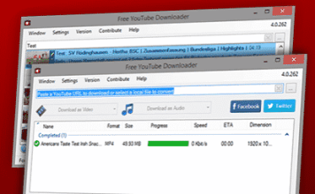 Download YouTube videos with YouTube Downloader for Windows Free YouTube Downloader software