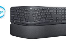 Excellent ergonomic curved office Logitech ERGO K860 keyboard Logitech ERGO K860