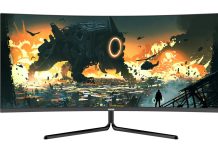 Curved Ultrawide Viotek GNV34BDE gaming monitor-QHD 1440p, 144 Hz… Viotek GNV32DB Curved Gaming Monitor