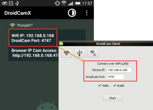 DroidCam Client