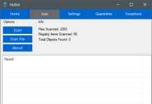 NoBot application – for effective system security NoBot