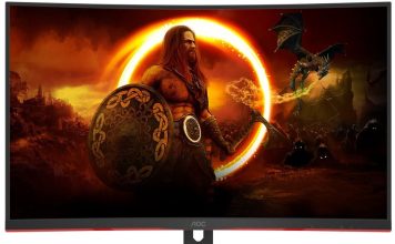 AOC C32G2ZE monitor for great gaming at a low price AOC C32G2ZE Curved 31.5-Inch Gaming Monitor