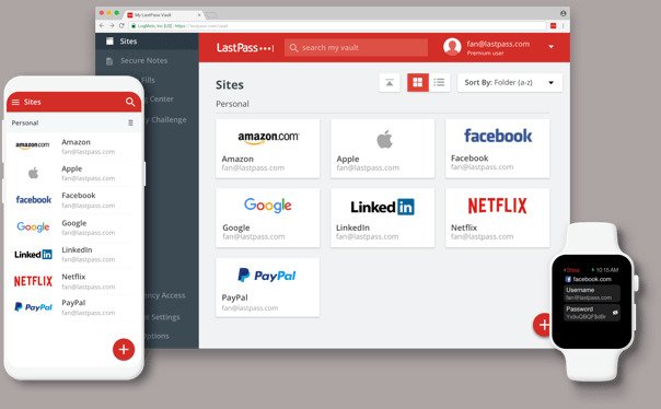 LastPass Free password manager