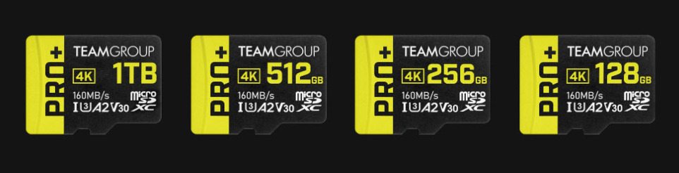 TEAMGROUP PRO+ MicroSDXC UHS-I U3 A2 V30