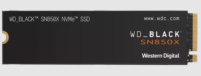 WD Black SN850X NVMe SSD