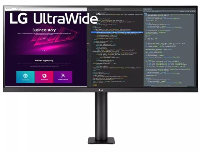 LG UltraWide Ergo 34WN780-B monitor