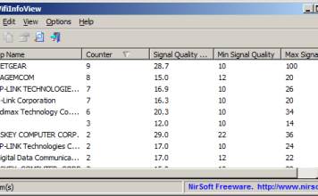 Get a Handle on Your Network with WifiInfoView Tool WifiInfoView