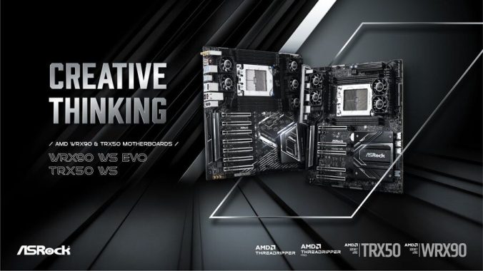 ASRock Launches New AMD WRX90 & TRX50 Motherboards