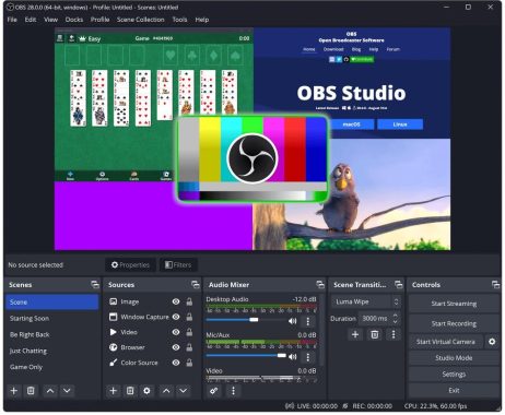 best free screen recorders OBS Studio