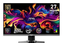 MSI MAG 272QP QD-OLED X50 Gaming Monitor Review MSI MAG 272QP QD-OLED X50